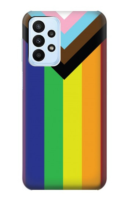 W3846 Drapeau de fierté LGBT Etui Coque Housse et Flip Housse Cuir pour Samsung Galaxy A23