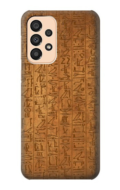 W2805 Égyptien Papyrus d'Ani Etui Coque Housse et Flip Housse Cuir pour Samsung Galaxy A33 5G