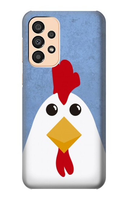 W3254 Poulet Dessin animé Etui Coque Housse et Flip Housse Cuir pour Samsung Galaxy A33 5G