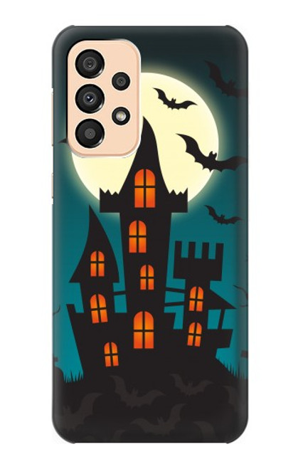 W3268 Château Halloween Festival Etui Coque Housse et Flip Housse Cuir pour Samsung Galaxy A33 5G