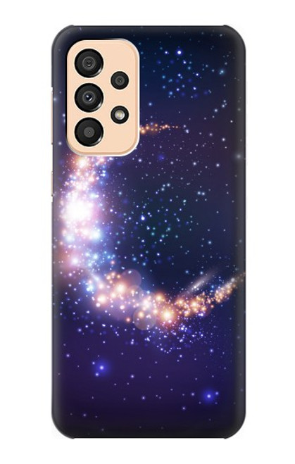 W3324 Croissant de lune Galaxie Etui Coque Housse et Flip Housse Cuir pour Samsung Galaxy A33 5G