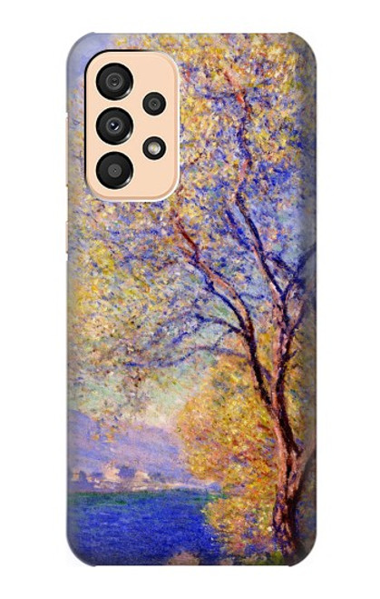 W3339 Claude Monet Antibes vue des jardins Salis Etui Coque Housse et Flip Housse Cuir pour Samsung Galaxy A33 5G