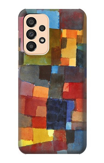 W3341 Paul Klee Raumarchitekturen Etui Coque Housse et Flip Housse Cuir pour Samsung Galaxy A33 5G