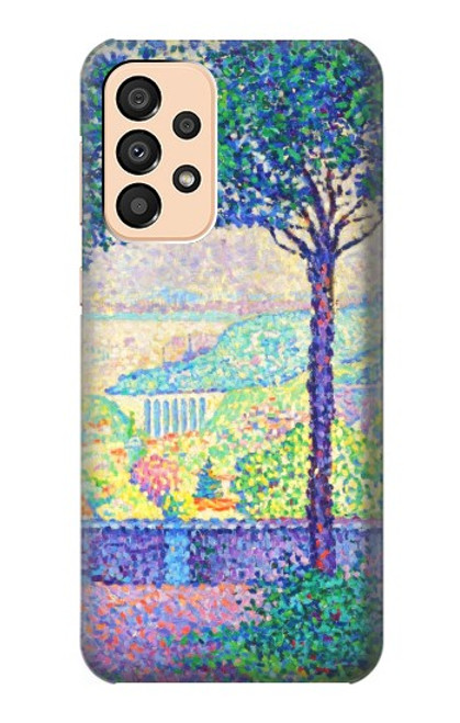 W3349 Paul Signac Terrasse de Meudon Etui Coque Housse et Flip Housse Cuir pour Samsung Galaxy A33 5G