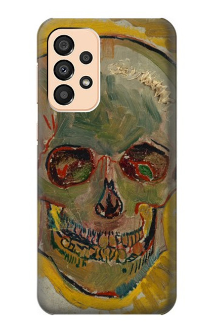 W3359 Vincent Van Gogh Crâne Etui Coque Housse et Flip Housse Cuir pour Samsung Galaxy A33 5G