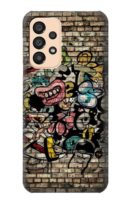 W3394 Graffiti mur Etui Coque Housse et Flip Housse Cuir pour Samsung Galaxy A33 5G