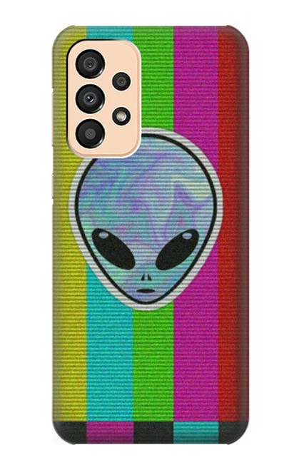 W3437 Extraterrestre Aucun signal Etui Coque Housse et Flip Housse Cuir pour Samsung Galaxy A33 5G