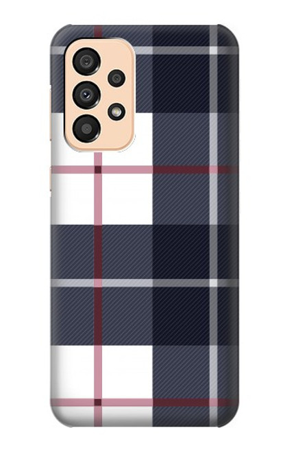 W3452 Plaid en tissu Etui Coque Housse et Flip Housse Cuir pour Samsung Galaxy A33 5G