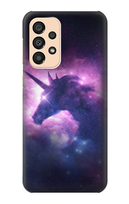 W3538 Licorne Galaxie Etui Coque Housse et Flip Housse Cuir pour Samsung Galaxy A33 5G