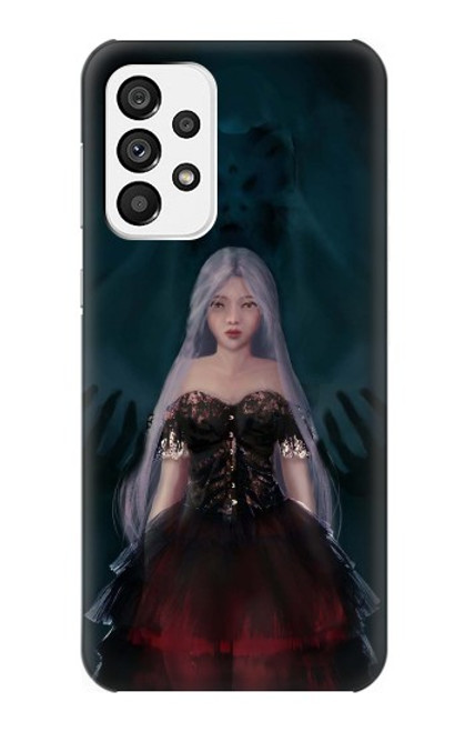 W3847 Lilith Devil Bride Gothique Fille Crâne Grim Reaper Etui Coque Housse et Flip Housse Cuir pour Samsung Galaxy A73 5G