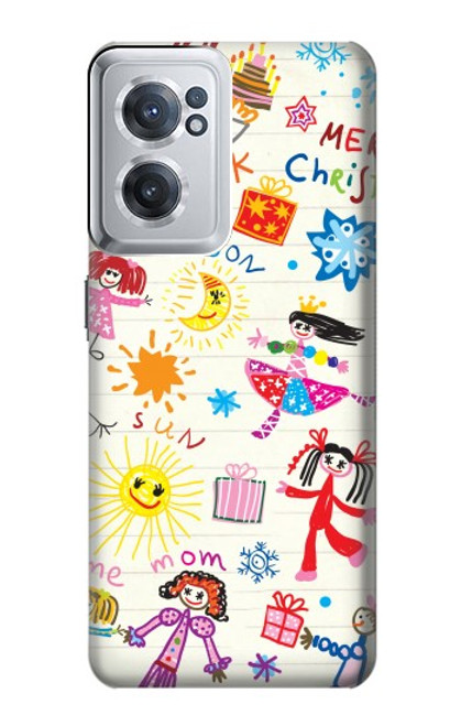 W3280 Dessin enfants Etui Coque Housse et Flip Housse Cuir pour OnePlus Nord CE 2 5G