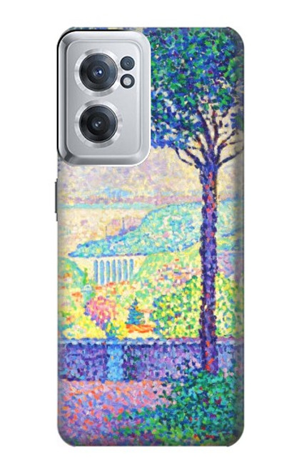 W3349 Paul Signac Terrasse de Meudon Etui Coque Housse et Flip Housse Cuir pour OnePlus Nord CE 2 5G