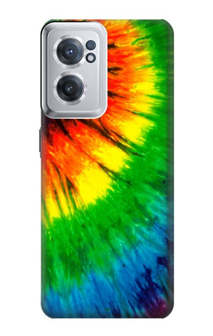 W3422 tie Dye Etui Coque Housse et Flip Housse Cuir pour OnePlus Nord CE 2 5G