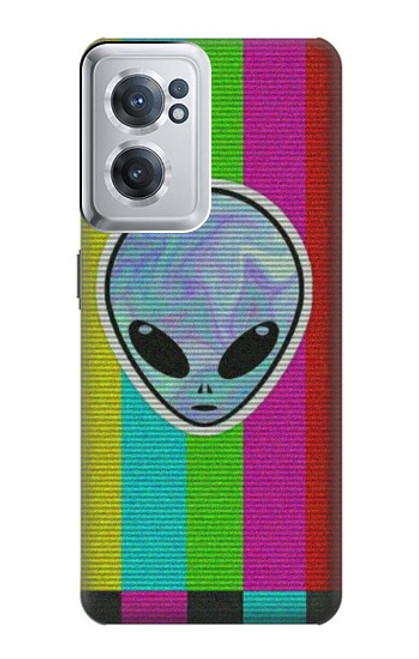 W3437 Extraterrestre Aucun signal Etui Coque Housse et Flip Housse Cuir pour OnePlus Nord CE 2 5G