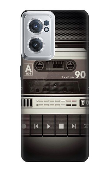 W3501 Lecteur cassette millésimé Etui Coque Housse et Flip Housse Cuir pour OnePlus Nord CE 2 5G