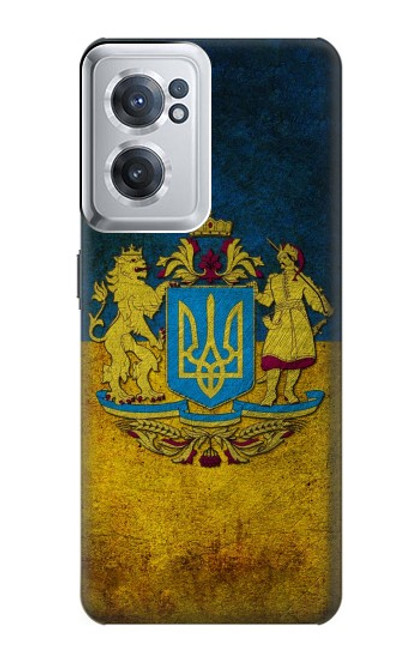 W3858 Drapeau de l'Ukraine Etui Coque Housse et Flip Housse Cuir pour OnePlus Nord CE 2 5G