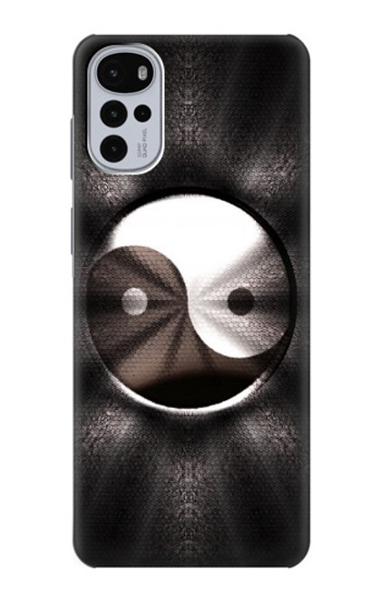 W3241 Yin Yang Symbole Etui Coque Housse et Flip Housse Cuir pour Motorola Moto G22