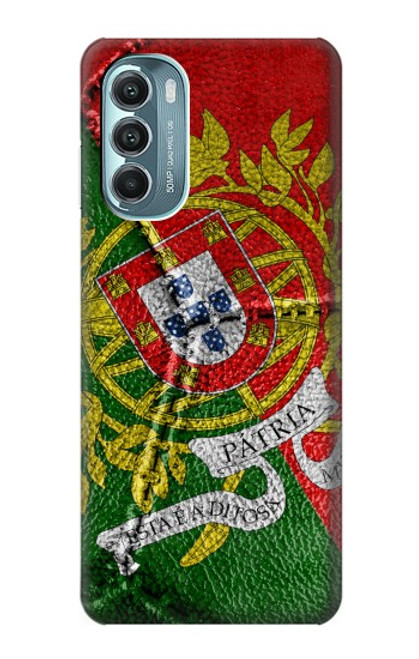 W3300 Portugal Drapeau graphique Football Millésime Etui Coque Housse et Flip Housse Cuir pour Motorola Moto G Stylus 5G (2022)