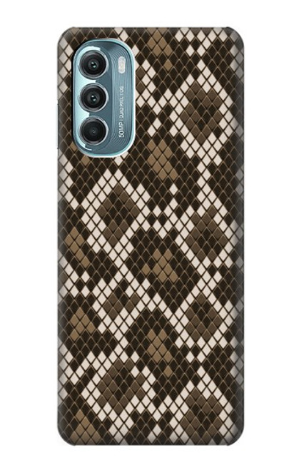 W3389 Seamless Serpent Motif graphique Peau Etui Coque Housse et Flip Housse Cuir pour Motorola Moto G Stylus 5G (2022)