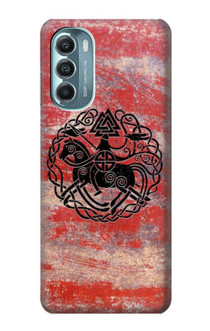 W3831 Symbole antique nordique viking Etui Coque Housse et Flip Housse Cuir pour Motorola Moto G Stylus 5G (2022)