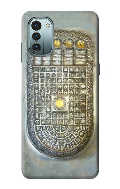 W1484 Bouddha empreinte Etui Coque Housse et Flip Housse Cuir pour Nokia G11, G21