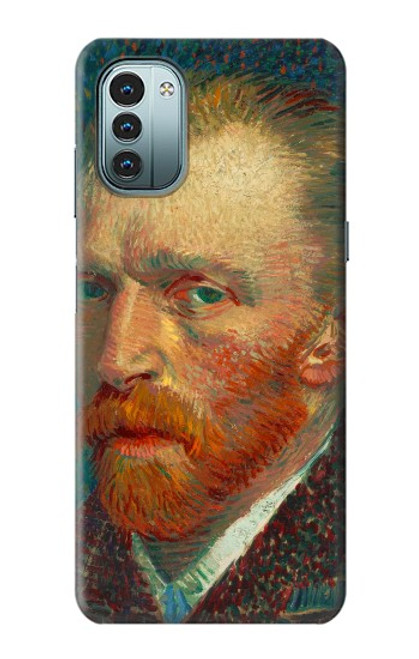 W3335 Vincent Van Gogh Autoportrait Etui Coque Housse et Flip Housse Cuir pour Nokia G11, G21