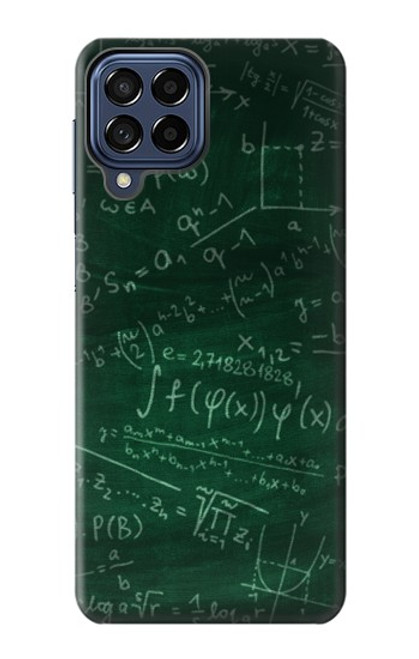 W3190 Formule Math Vertboard Etui Coque Housse et Flip Housse Cuir pour Samsung Galaxy M53