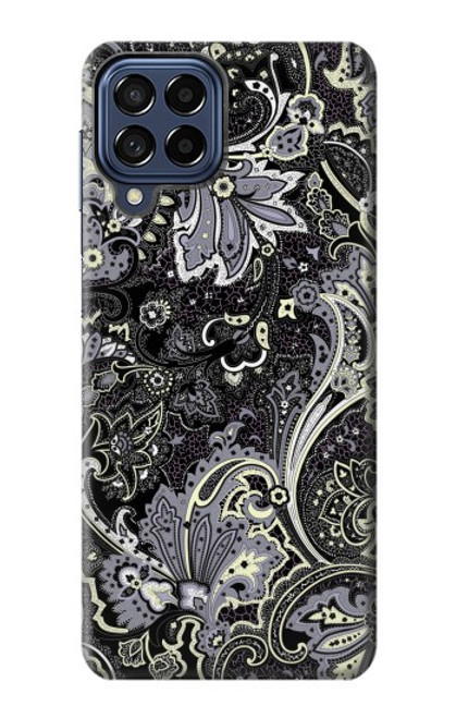 W3251 Motif Batik Fleur Etui Coque Housse et Flip Housse Cuir pour Samsung Galaxy M53