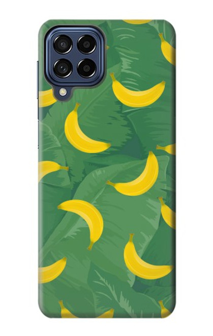 W3286 Motif banane Etui Coque Housse et Flip Housse Cuir pour Samsung Galaxy M53