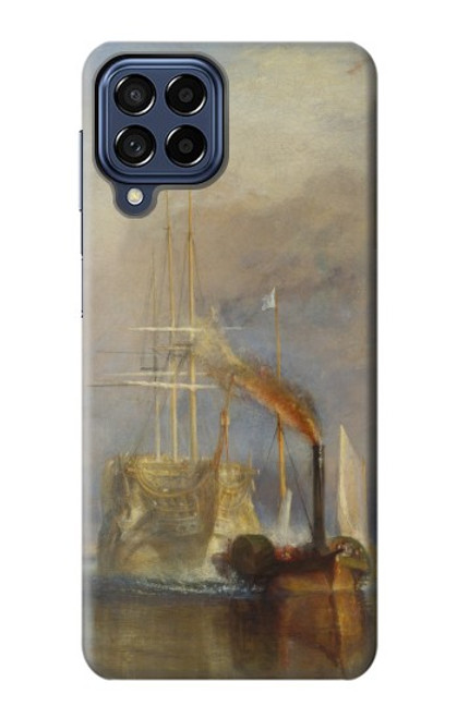 W3338 J. M. W. Turner Le Téméraire Etui Coque Housse et Flip Housse Cuir pour Samsung Galaxy M53