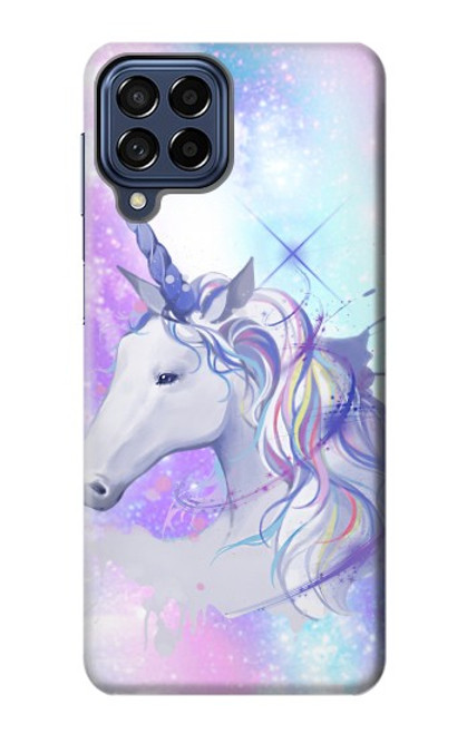 W3375 Licorne Etui Coque Housse et Flip Housse Cuir pour Samsung Galaxy M53