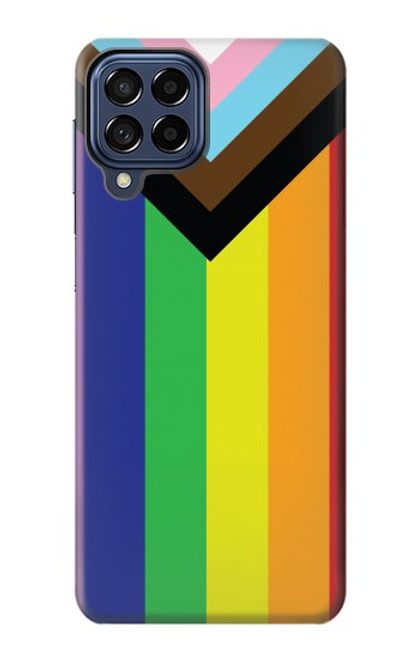 W3846 Drapeau de fierté LGBT Etui Coque Housse et Flip Housse Cuir pour Samsung Galaxy M53