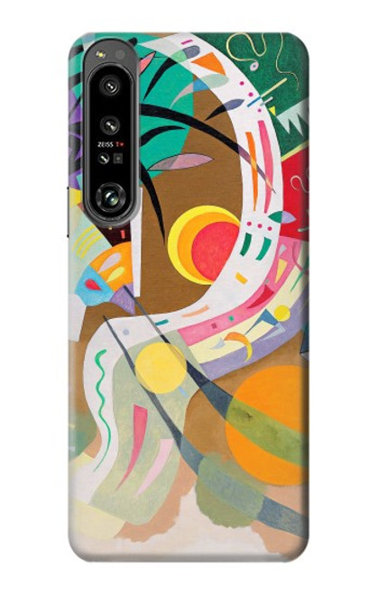 W3346 Vasily Kandinsky Guggenheim Etui Coque Housse et Flip Housse Cuir pour Sony Xperia 1 IV