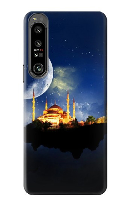 W3506 islamique Ramadan Etui Coque Housse et Flip Housse Cuir pour Sony Xperia 1 IV