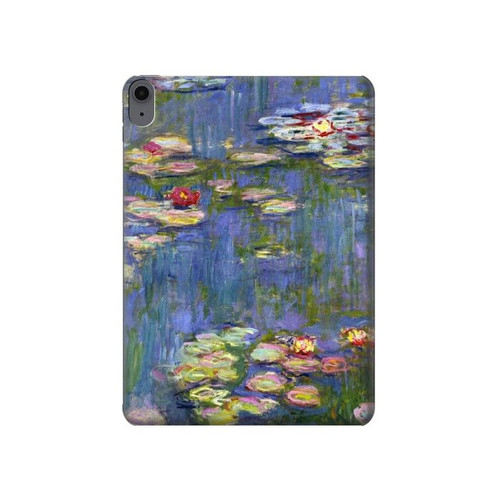 W0997 Claude Monet Nymphéas Tablet Etui Coque Housse pour iPad Air (2022, 2020), Air 11 (2024), Pro 11 (2022)