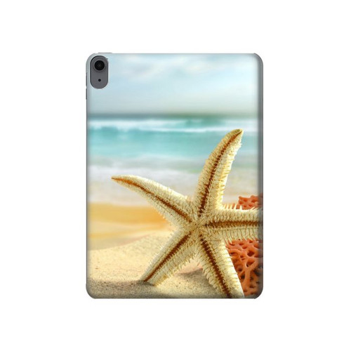 W1117 Étoiles de mer sur la plage Tablet Etui Coque Housse pour iPad Air (2022, 2020), Air 11 (2024), Pro 11 (2022)