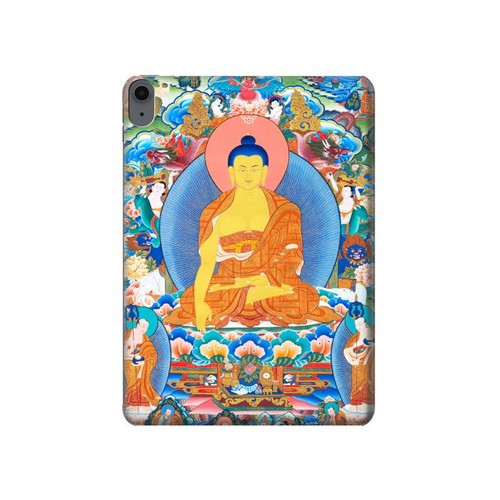 W1256 Peinture Bouddha Tablet Etui Coque Housse pour iPad Air (2022, 2020), Air 11 (2024), Pro 11 (2022)