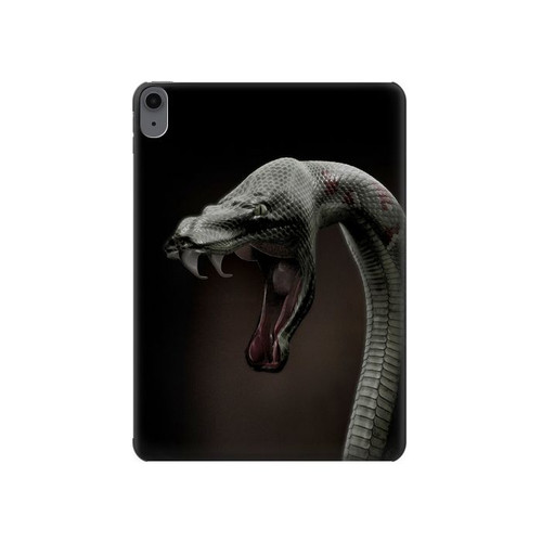 W1597 Noir Mamba Serpent Tablet Etui Coque Housse pour iPad Air (2022, 2020), Air 11 (2024), Pro 11 (2022)