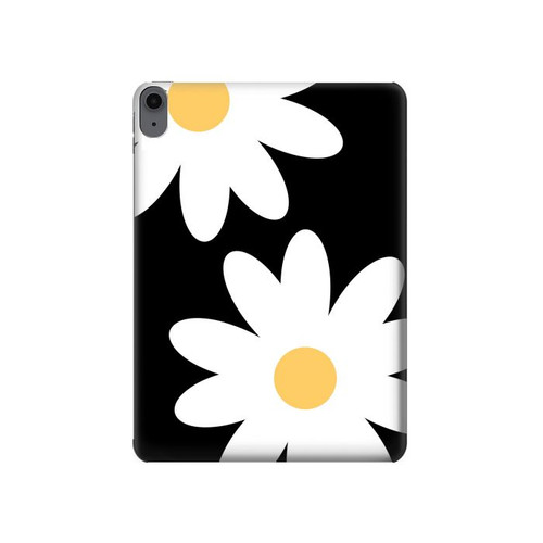 W2315 Fleurs de marguerite blanche Tablet Etui Coque Housse pour iPad Air (2022, 2020), Air 11 (2024), Pro 11 (2022)