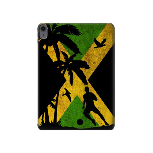 W2975 Jamaica Football Football Tablet Etui Coque Housse pour iPad Air (2022, 2020), Air 11 (2024), Pro 11 (2022)