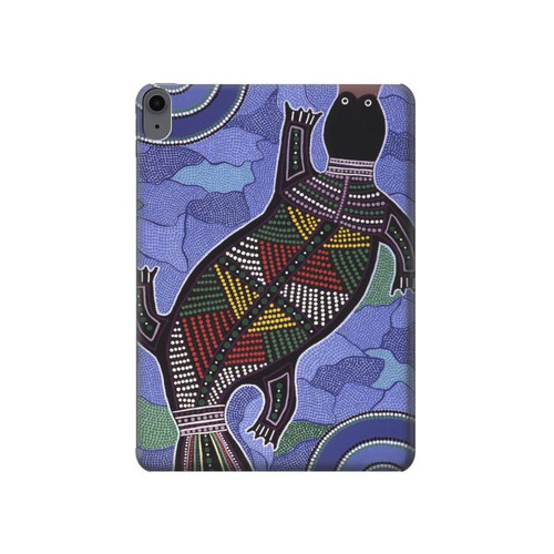 W3387 Platypus Art aborigène d'Australie Tablet Etui Coque Housse pour iPad Air (2022, 2020), Air 11 (2024), Pro 11 (2022)