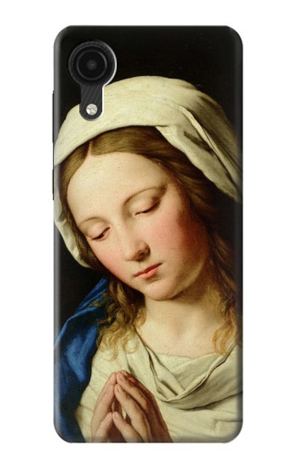 W3476 Prière Vierge Marie Etui Coque Housse et Flip Housse Cuir pour Samsung Galaxy A03 Core