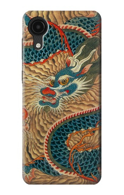 W3541 Peinture Dragon Nuage Etui Coque Housse et Flip Housse Cuir pour Samsung Galaxy A03 Core