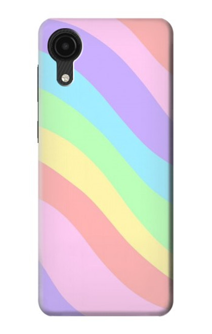 W3810 Vague d'été licorne pastel Etui Coque Housse et Flip Housse Cuir pour Samsung Galaxy A03 Core