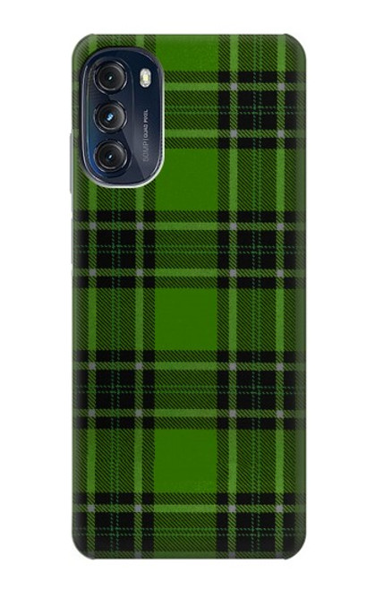 W2373 Motif vert Tartan Etui Coque Housse et Flip Housse Cuir pour Motorola Moto G (2022)