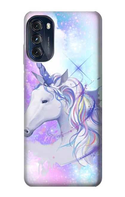 W3375 Licorne Etui Coque Housse et Flip Housse Cuir pour Motorola Moto G (2022)