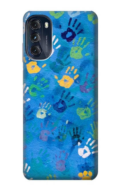 W3403 Imprimer la main Etui Coque Housse et Flip Housse Cuir pour Motorola Moto G (2022)