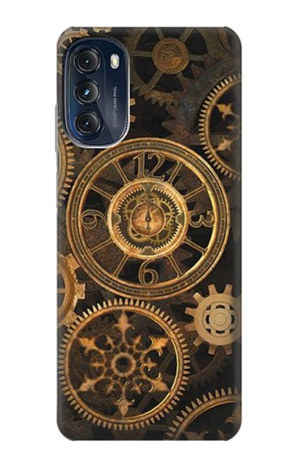 W3442 vitesse d'horloge Etui Coque Housse et Flip Housse Cuir pour Motorola Moto G (2022)