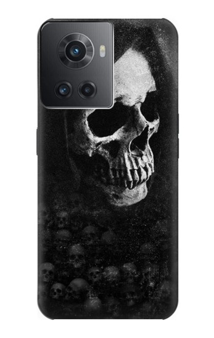 W3333 Crâne mort Faucheuse Etui Coque Housse et Flip Housse Cuir pour OnePlus Ace