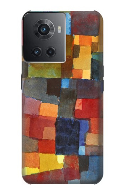 W3341 Paul Klee Raumarchitekturen Etui Coque Housse et Flip Housse Cuir pour OnePlus Ace